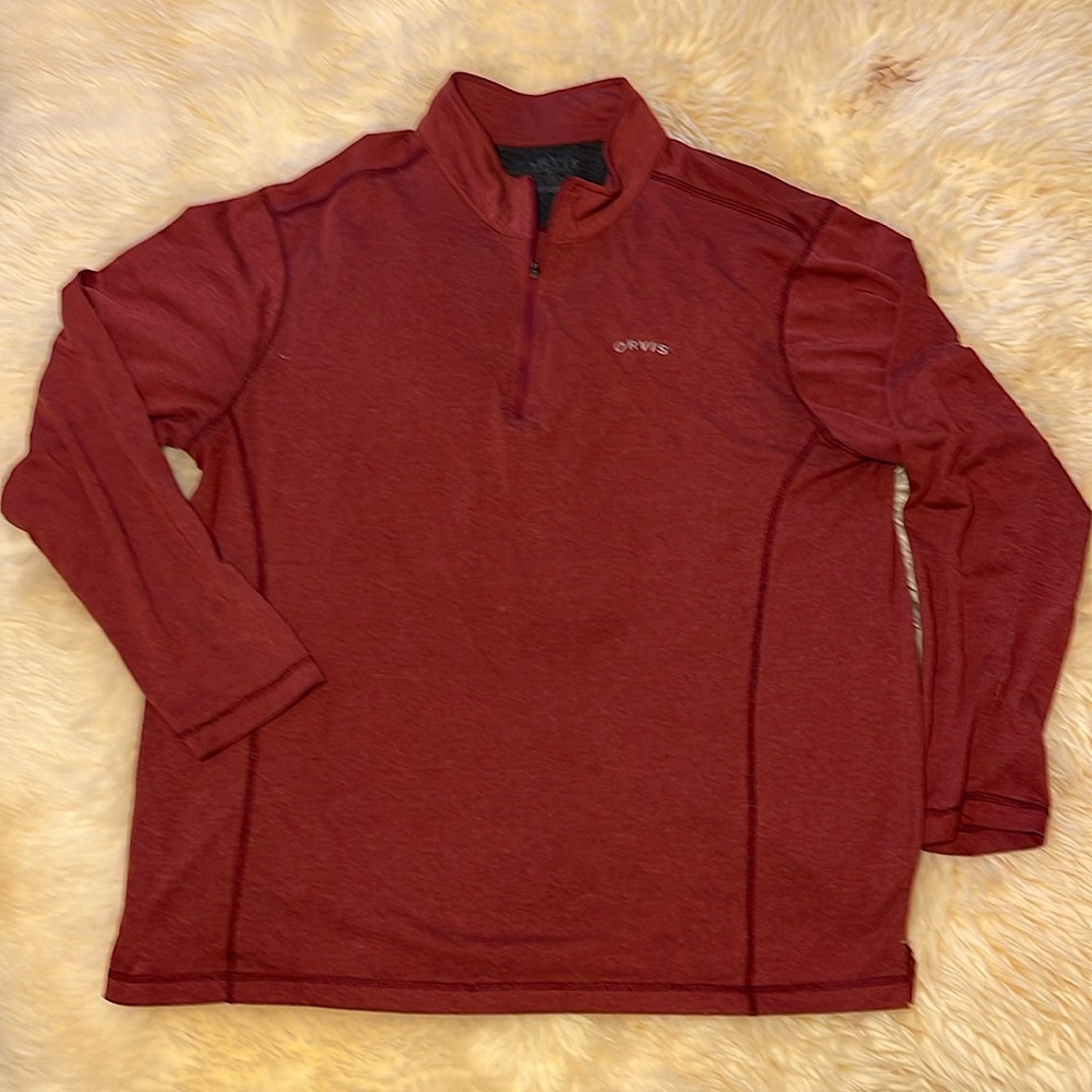 Large long sleeved “Orvice” men’s pullover.